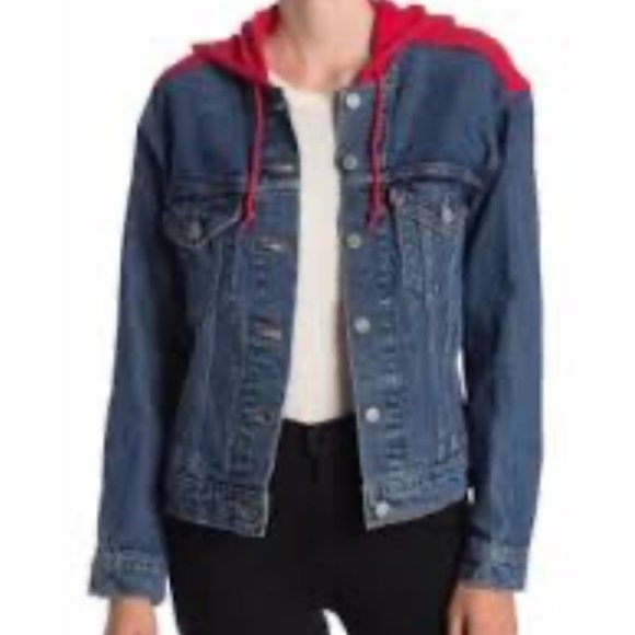 trucker hoodie jacket